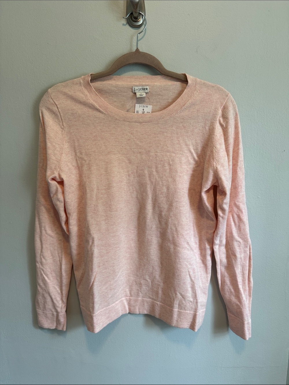 J. Crew Light Pink Crewneck Sweater